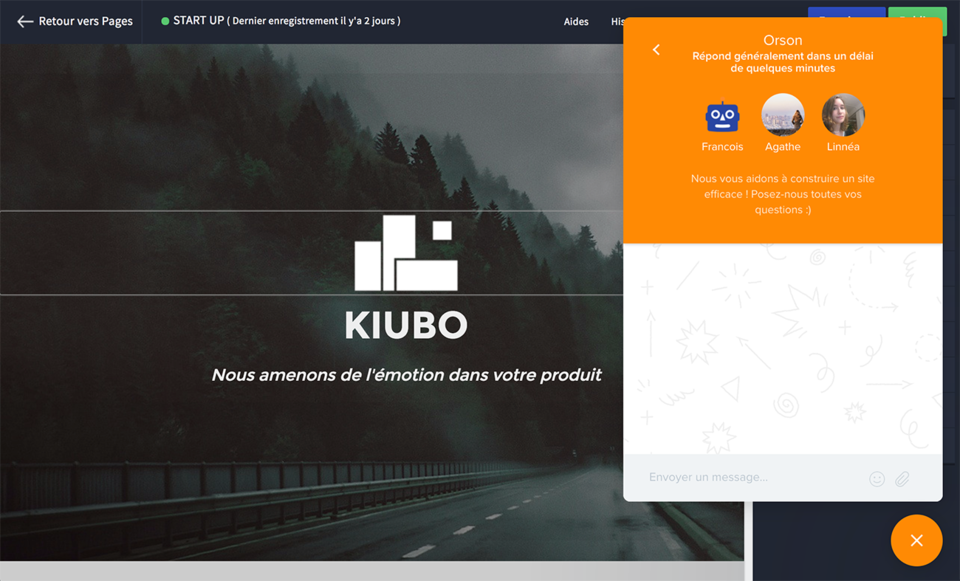 website builder Orson