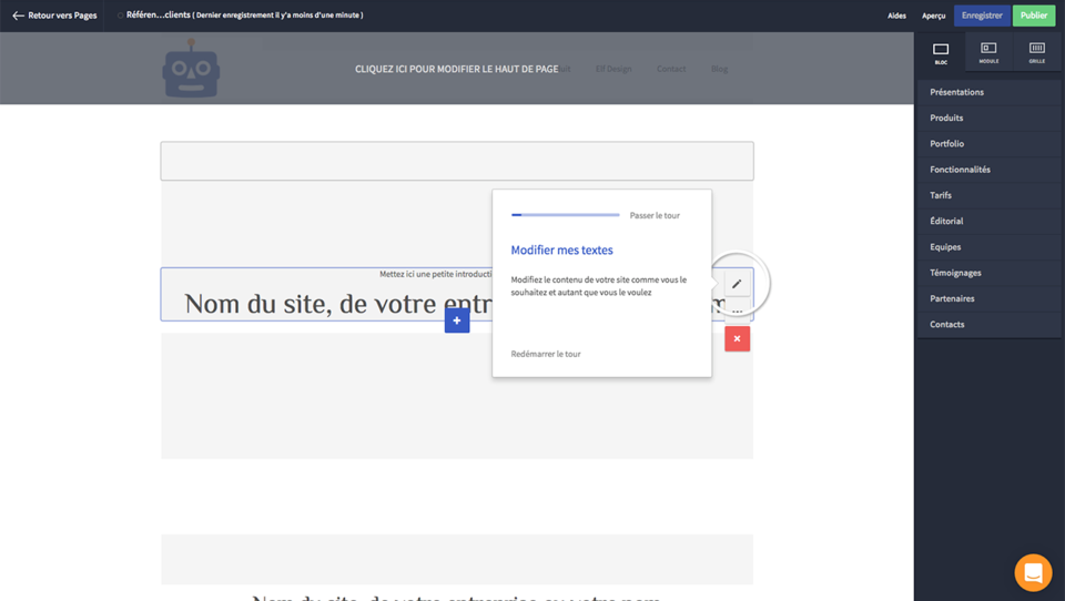 choisir un website à votre image