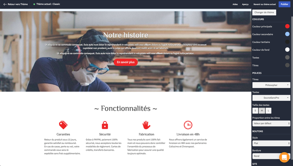 créer son site
